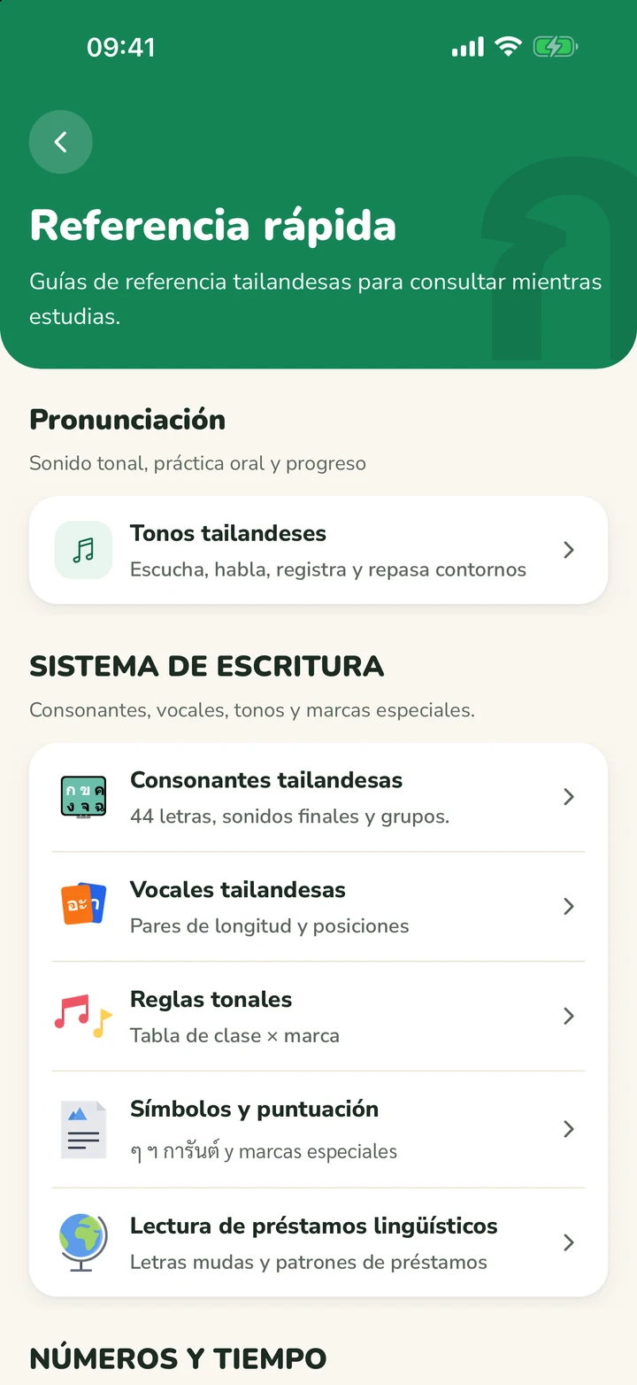 Temas de referencia rápida de ThaiFlip