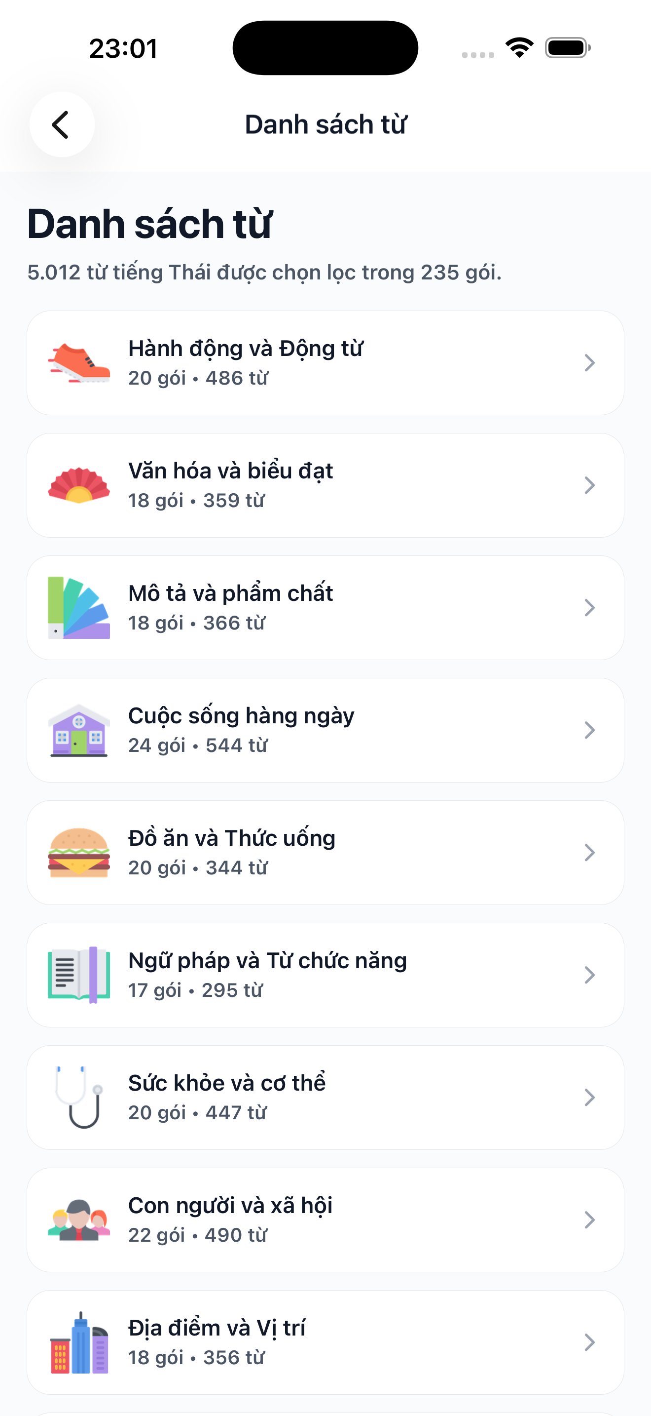 Danh sách từ vựng theo chủ đề Sở thích và Giải trí