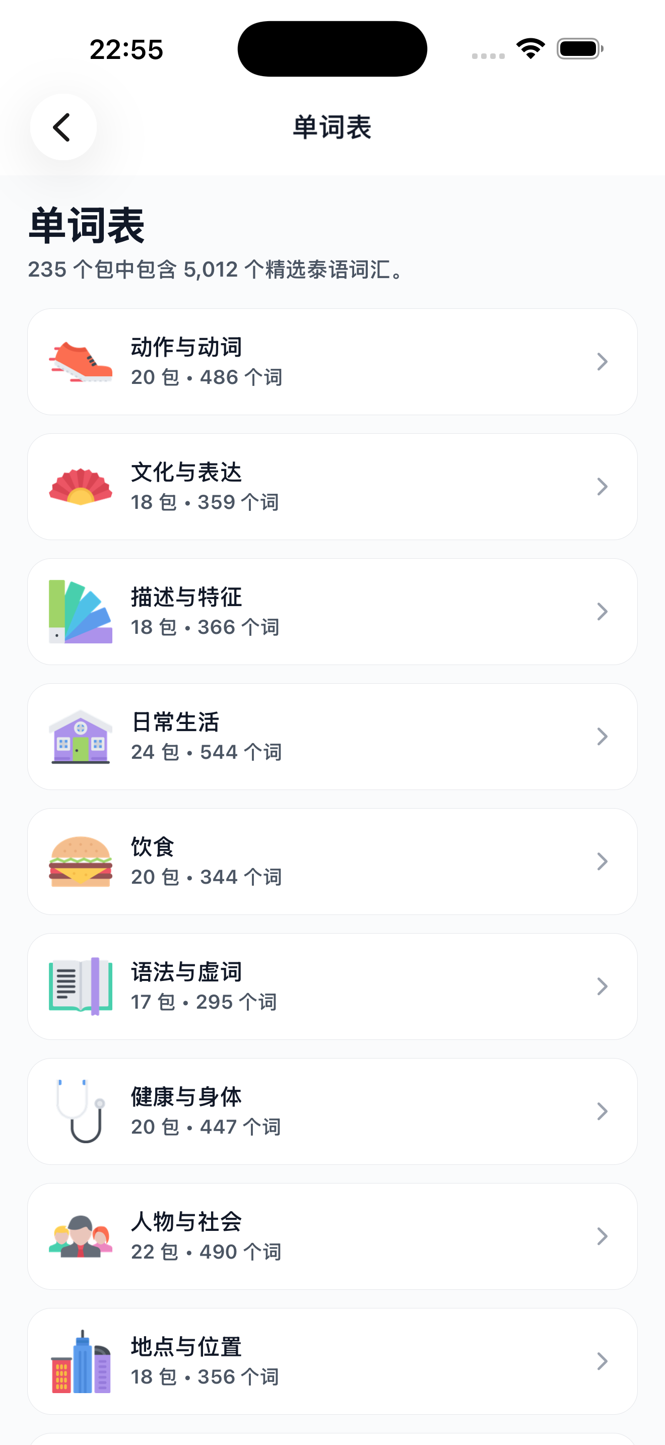 爱好与休闲主题词汇表